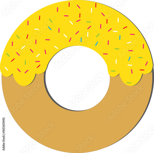 Donut color Yellow
