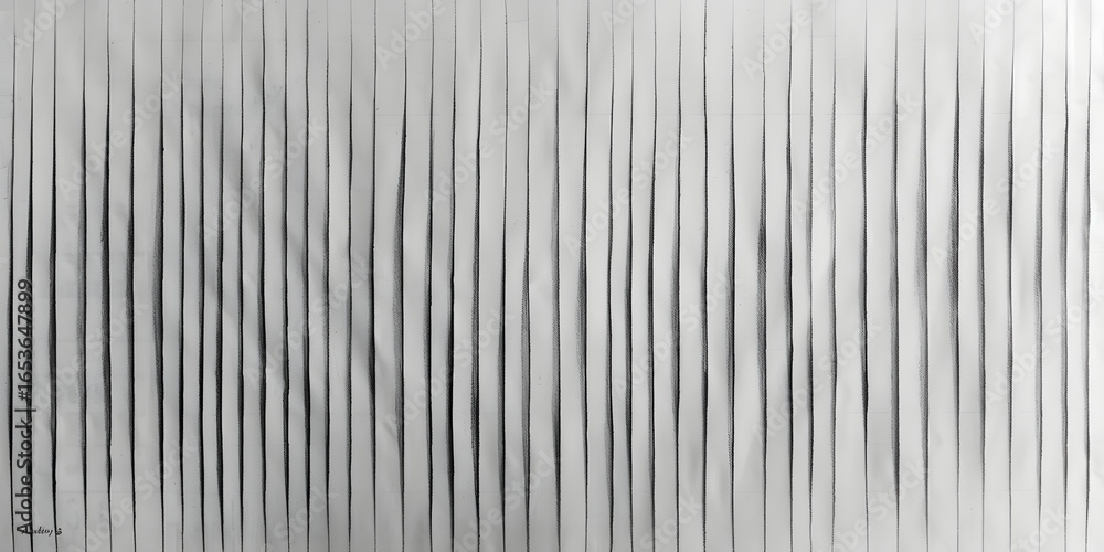 Obraz premium A long white line with black marks