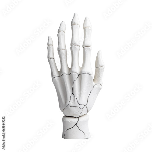 Realistic anatomical human hand model for educational purposes