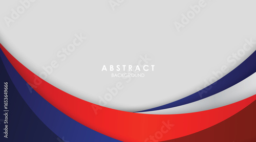 Modern abstract background blue and red with white colorful