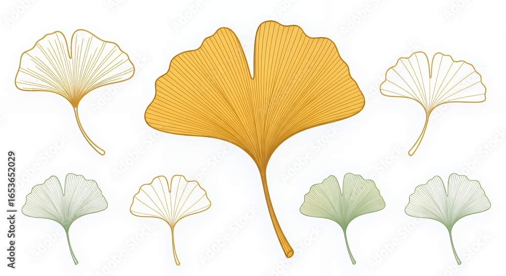 Fototapeta premium Colored Leaf icon