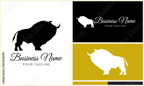 Bison Logo Design Variations. (25)