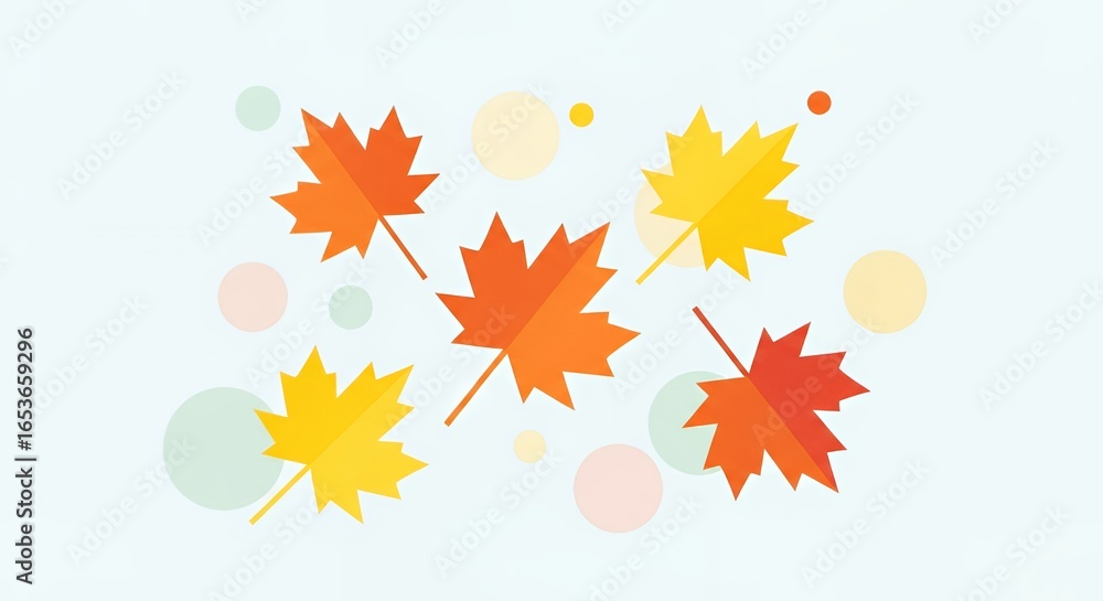 Obraz premium Maple Leaf Background