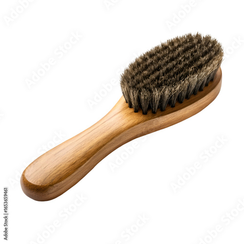 wooden brush isolated