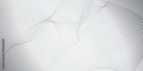 Abstract Geometric White and Gray Background Vector – Minimal Modern Shape Pattern, Clean Neutral Gradient Texture, Stylish EPS Illustration for Wallpaper, Web, Print, and Graphic Design