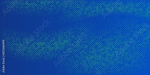 Futuristic Blue Tech Finance Background with Pixel Star Network
