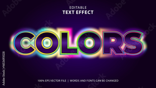 Colors Tetxt Effect