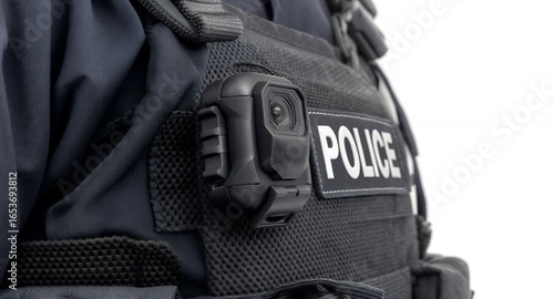 Body Worn Camera on Tactical Vest Enhanced Security and Accountability
