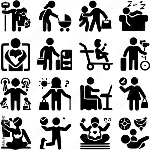 Tägliche Taten – Vektor-Icons des modernen Lebens - 5