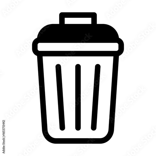 Trash Icon Vector From Camping and Adventure Set