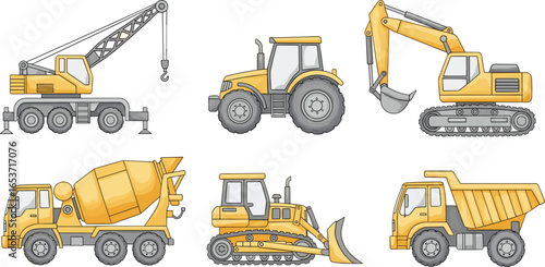 Truck Border Watercolor illustration. Seamless pattern of a toy car for a baby. Hand drawn clipart set on isolated background.