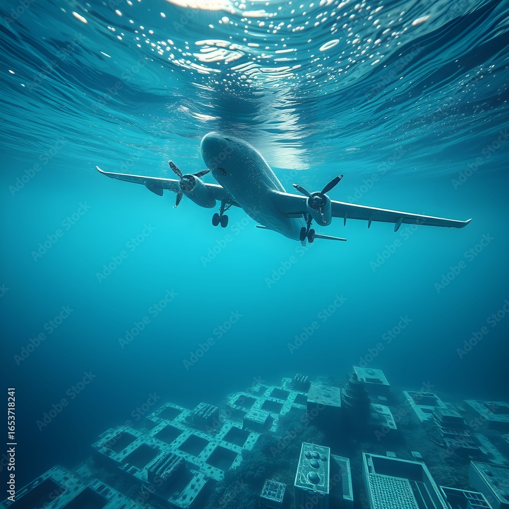 Obraz premium airplane in the sky