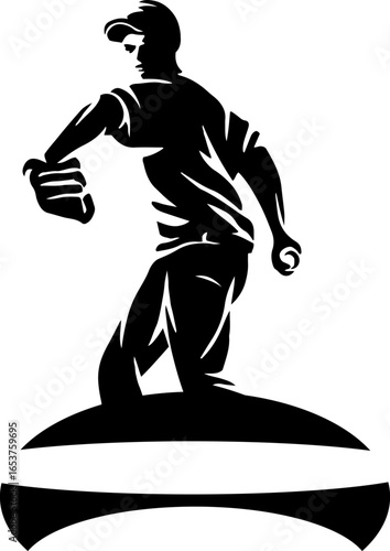 baseball icon isolated on background