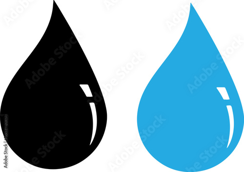 water drop vector illustration isolated on background