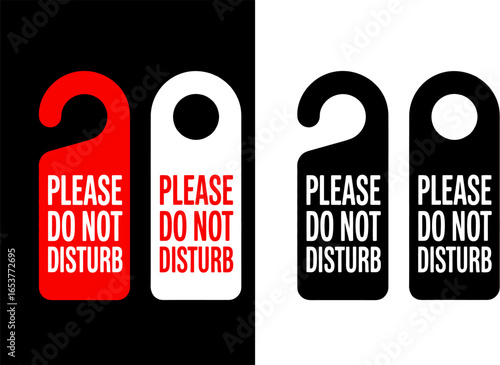 Please do not disturb door hanger hotel sign privacy