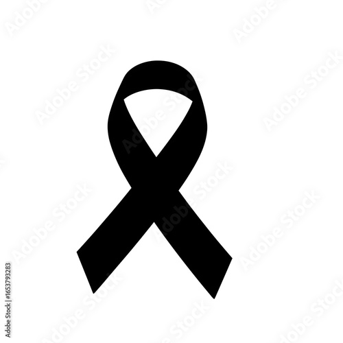Pink breast cancer awareness ribbon and red AIDS support ribbon, symbols of hope and health isolated on a white background