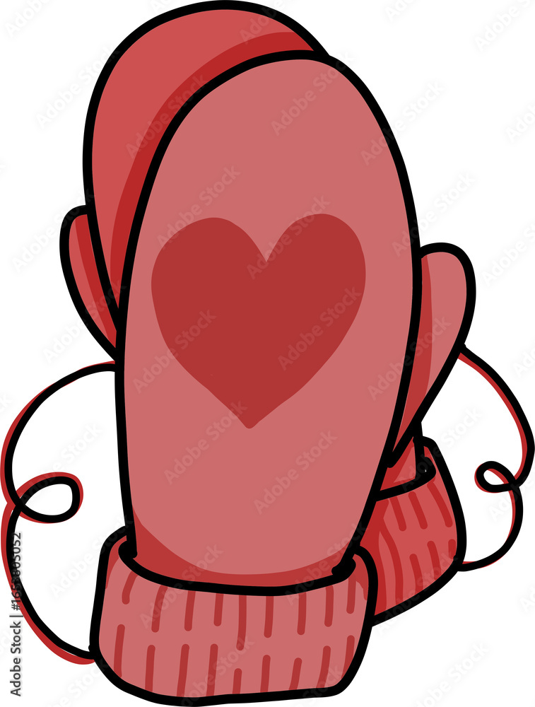 Fototapeta premium 벙어리장갑