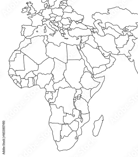 map of Africa