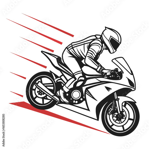 man riding a motorcycle