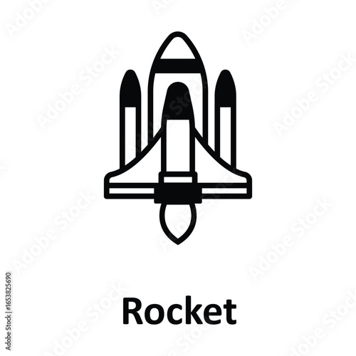Rocket Vector icon which can easily modify or edit