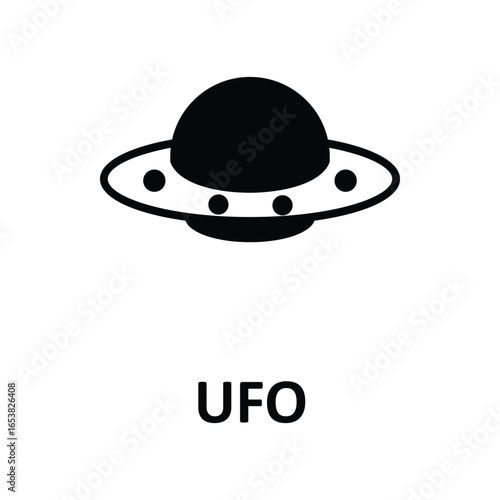 UFO Vector icon which can easily modify or edit