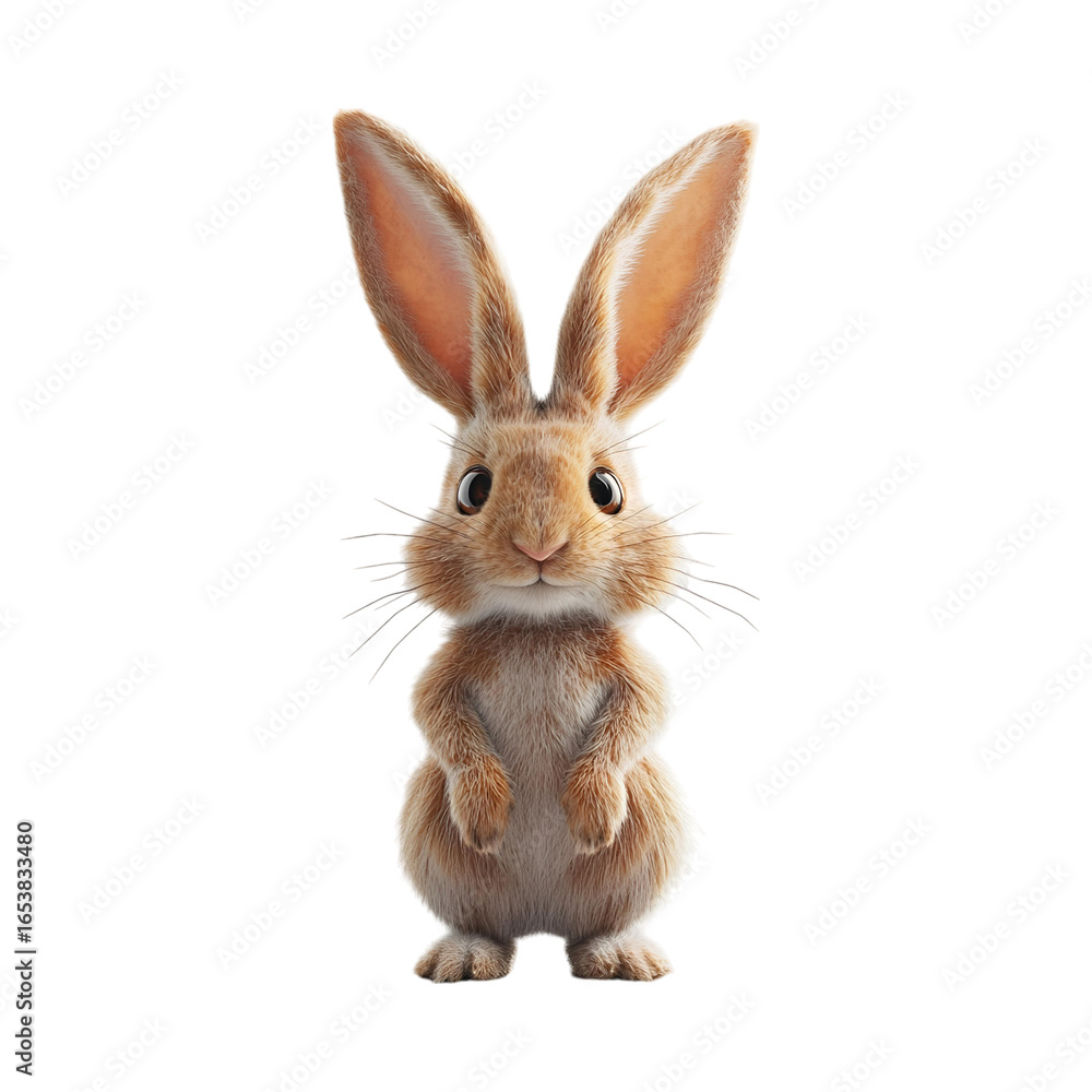 Obraz premium rabbit isolated on white