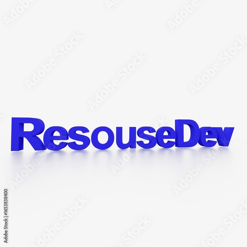 resouse Dev リソース　開発　3dtext