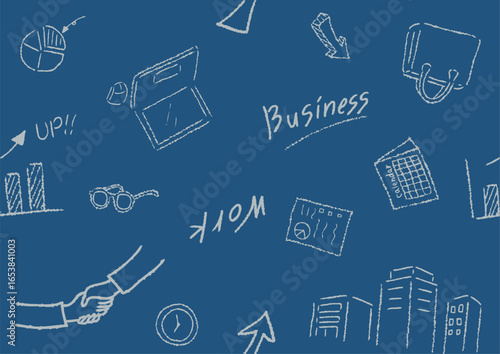 ビジネスシーンアナログシームレス背景