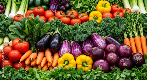 Fresh Colorfull Vegetables, healthy food
