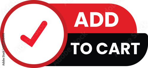 Add to cart button vector icon for e commerce websites