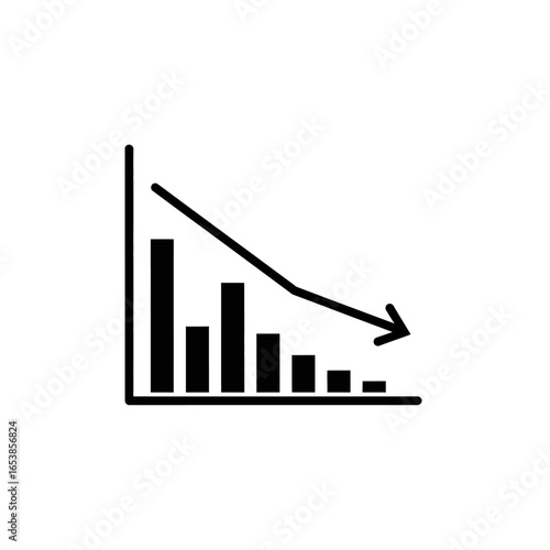 Free Download Magnifying glass examining a tangled cluster of numbers with an upward trending arrow. - GFXLoad