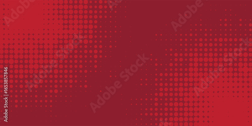 minimalist red grunge halftone stripes background. vector art