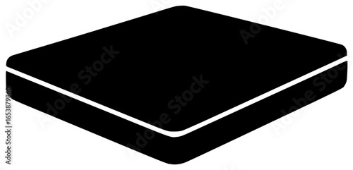 Mattress on the floor with a person lying and a cat sleeping nearby pillows sheet blanket
