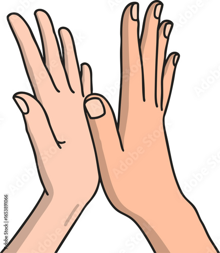 hands vector illustration
