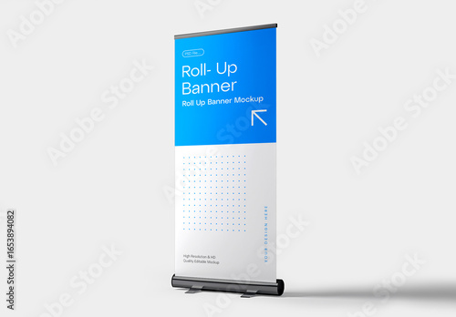 Roll-Up Standing Banner Mockup
