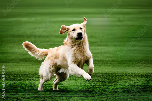 The Dog Chasing something