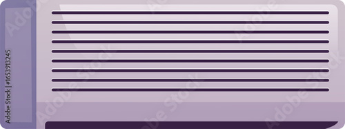 Air conditioner flat vector icon, cartoon electronic modern appliance for controlling temperature and climate in room