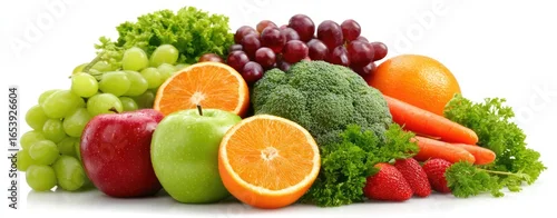 Panel kuchenny z motywem Assortment of fresh fruits and vegetables