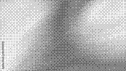 Pixel bitmap texture background. Geometric halftone pattern in retro 8-bit style. Vector abstract design.