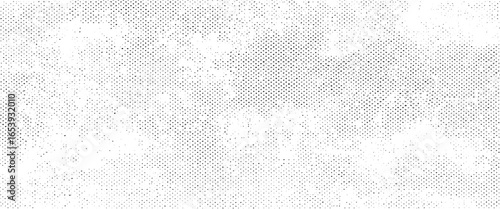 Vector abstract black and white grange dotted halftone design background