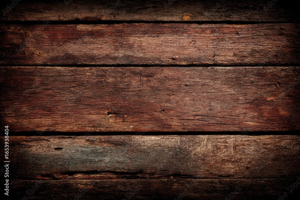 Fototapeta premium Aged, weathered wooden planks