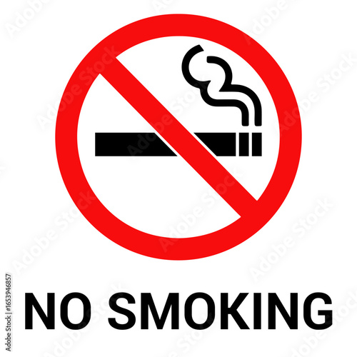 No smoking icon vector