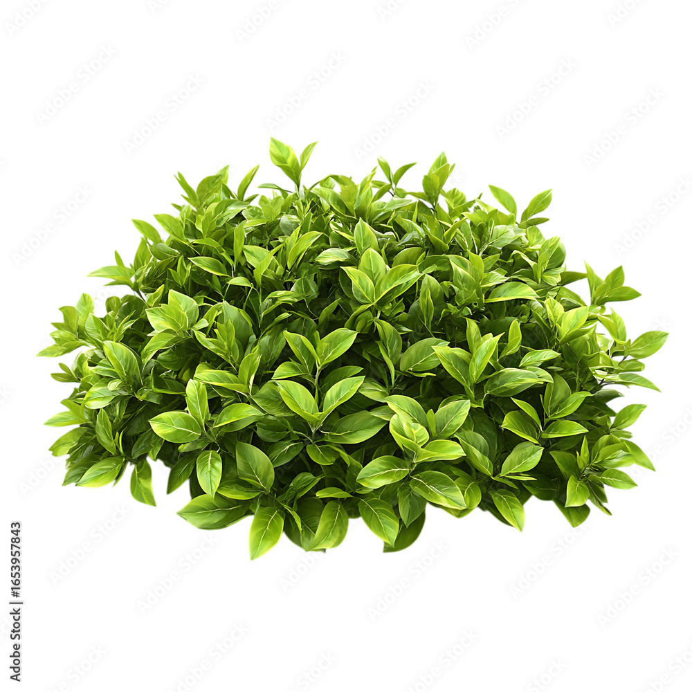 Obraz premium green flower bush on png
