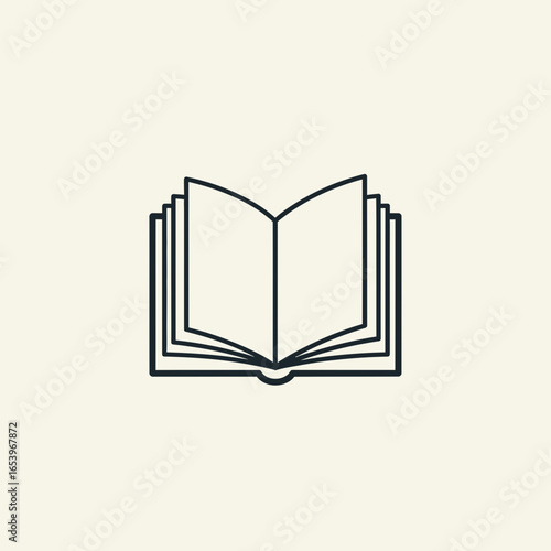 Open book with pages fanned out against a light background.