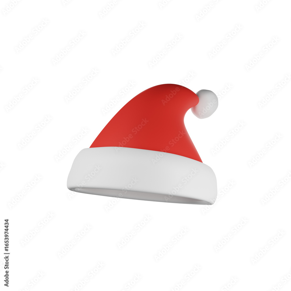 santa hat isolated on white santa hat isolated on white