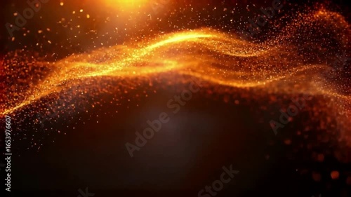 Floating spice particles with swirling heat aura and glowing pulse