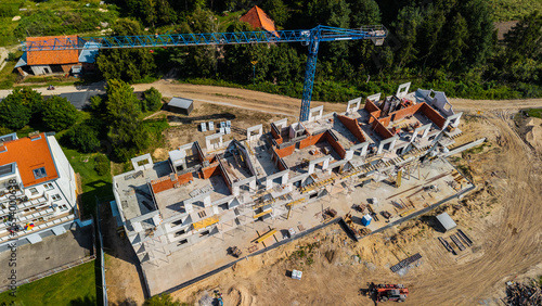 Osiedle budowa stan surowy otwarty