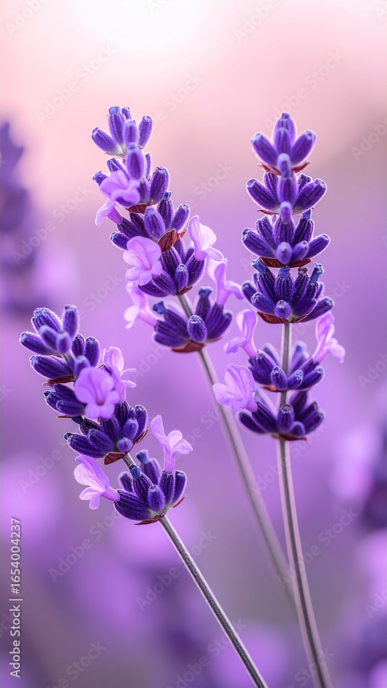 Obraz premium water drops on flowers petals, macro background