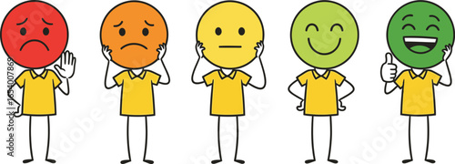 Customer satisfaction rating scale feedback survey emotions