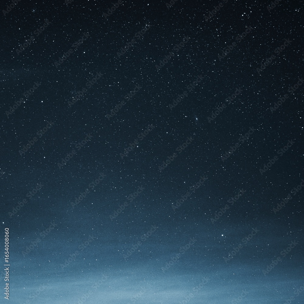 Fototapeta premium Starry night blue sky background